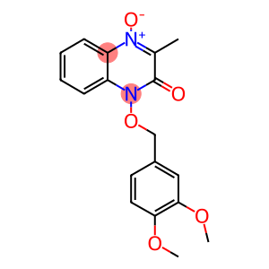 1-[(3,4-DIMETHOXYBENZYL)OXY]-3-METHYLQUINOXALIN-2(1H)-ONE 4-OXIDE