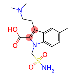 3-(2-DIMETHYLAMINO-ETHYL)-5-METHYLSULFAMOYLMETHYL-1H-INDOLE-2-CARBOXYLIC ACID