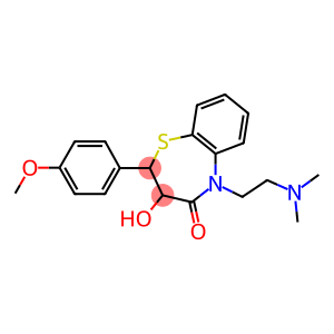 5-(2-(dimethylamino)ethyl)-2,3-dihydro-3-hydroxy-2-(4-methoxyphenyl)-1,5-benzothiazepin-4(5H)-one