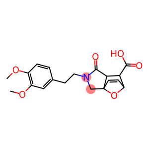 3-[2-(3,4-DIMETHOXY-PHENYL)-ETHYL]-4-OXO-10-OXA-3-AZA-TRICYCLO[5.2.1.0(1,5)]DEC-8-ENE-6-CARBOXYLIC ACID