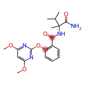 2-[2-[(4,6-DIMETHOXYPYRIMIDIN-2-YL)OXY]BENZAMIDO]-2,3-DIMETHYLBUTYRAMIDE