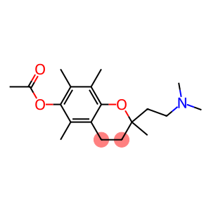 2-[2-(DIMETHYLAMINO)ETHYL]-6-ACETOXY-2,5,7,8-TETRAMETHYLCHROMANE