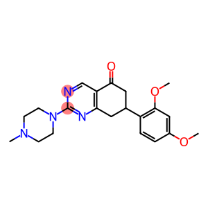 7-(2,4-DIMETHOXYPHENYL)-2-(4-METHYL-1-PIPERAZINYL)-7,8-DIHYDRO-5(6H)-QUINAZOLINONE