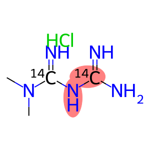 1,1-DIMETHYLIGUANIDE HYDROCHLORIDE 14C