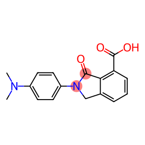 2-(4-DIMETHYLAMINO-PHENYL)-3-OXO-2,3-DIHYDRO-1H-ISOINDOLE-4-CARBOXYLIC ACID