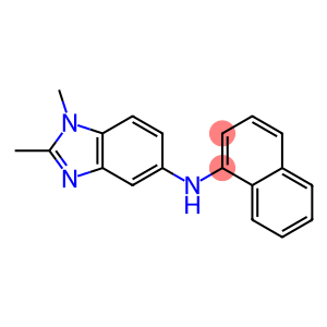 (1,2-DIMETHYL-1H-BENZOIMIDAZOL-5-YL)-NAPHTHALEN-1-YL-AMINE