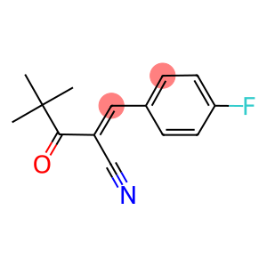 2-(2,2-DIMETHYLPROPANOYL)-3-(4-FLUOROPHENYL)PROP-2-ENENITRILE