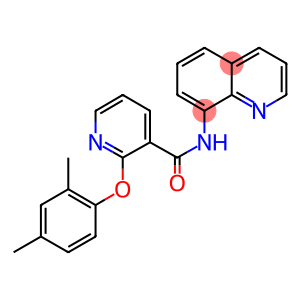 (2-(2,4-DIMETHYLPHENOXY)(3-PYRIDYL))-N-(8-QUINOLYL)FORMAMIDE