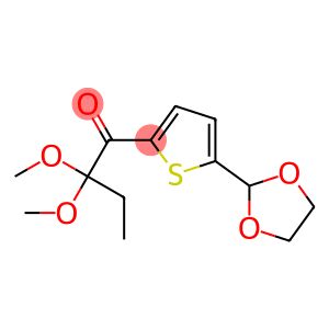 1,1-DIMETHOXYPROPYL 5-(1,3-DIOXOLAN-2-YL)-2-THIENYL KETONE