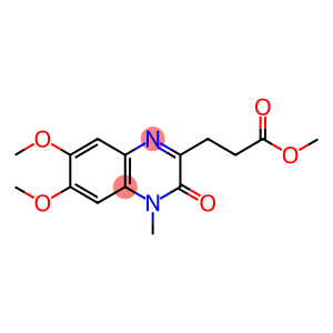 6,7-DIMETHOXY-1-METHYL-2(1H)-QUINOXALINONE-3-PROPIONYLCARBOXYLIC ACID METHYL ESTER