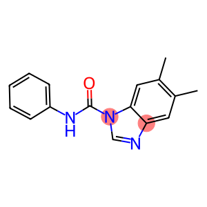 5,6-DIMETHYLBENZIMIDAZOLE-1-CARBOXANILIDE