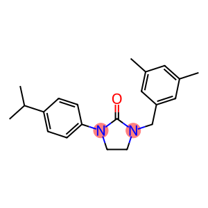 1-(3,5-DIMETHYLBENZYL)-3-(4-ISOPROPYLPHENYL)IMIDAZOLIDIN-2-ONE