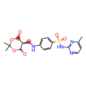 2,2-DIMETHYL-5-(((4-(((4-METHYLPYRIMIDIN-2-YL)AMINO)SULFONYL)PHENYL)AMINO)METHYLENE)-1,3-DIOXANE-4,6-DIONE