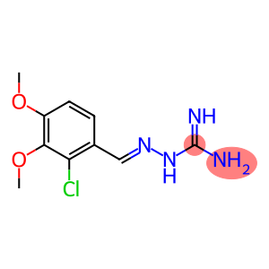 1-(3,4-dimethoxy-2--chlorobenzylideneamino)guanidine