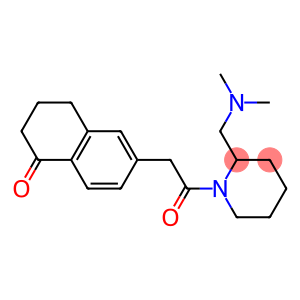 2-((dimethylamino)methyl)-1-((5,6,7,8-tetrahydro-5-oxo-2-naphthyl)acetyl)piperidine