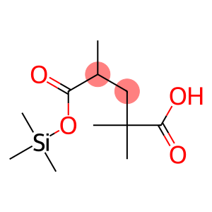 4,4-Dimethyl mono-methylglutarate, trimethylsilyl ester