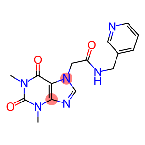 2-(1,3-DIMETHYL-2,6-DIOXO-1,2,3,6-TETRAHYDRO-7H-PURIN-7-YL)-N-(PYRIDIN-3-YLMETHYL)ACETAMIDE