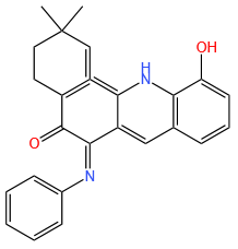 2,2-dimethyl-6-phenylimino-3,4,5,6-tetrahydro-2H-naphtho(1,2-b)oxin-5-one