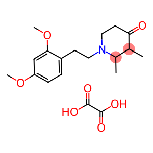 1-[2-(2,4-Dimethoxyphenyl)ethyl]-2,3-dimethylpiperidin-4-one oxalate