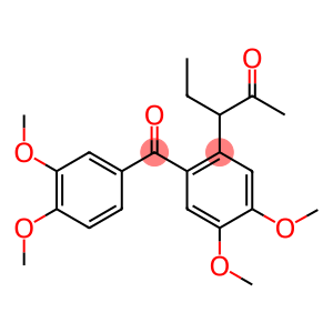 3-[2-(3,4-DIMETHOXY-BENZOYL)-4,5-DIMETHOXY-PHENYL]-PENTAN-2-ONE