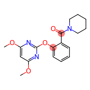 1-[2-[(4,6-DIMETHOXYPYRIMIDIN-2-YL)OXY]BENZOYL]PIPERIDINE