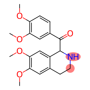 6,7-DIMETHOXY-1-VERATROYL-1,2,3,4-TETRAHYDROISOQUINOLINE