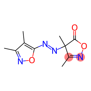 4-(3,4-DIMETHYL-5-ISOXAZOLYLAZO)-3,4-DIMETHYL-2-ISOXAZOLIN-5-ONE