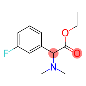 DIMETHYLAMINO-(3-FLUORO-PHENYL)-ACETIC ACID ETHYL ESTER