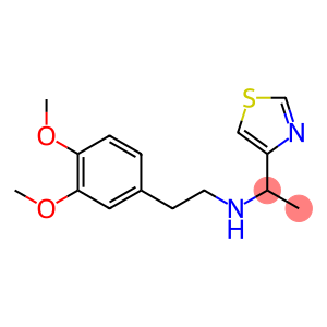 [2-(3,4-DIMETHOXY-PHENYL)-ETHYL]-(1-THIAZOL-4-YL-ETHYL)-AMINE