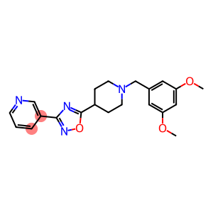 3-(5-[1-(3,5-DIMETHOXYBENZYL)PIPERIDIN-4-YL]-1,2,4-OXADIAZOL-3-YL)PYRIDINE