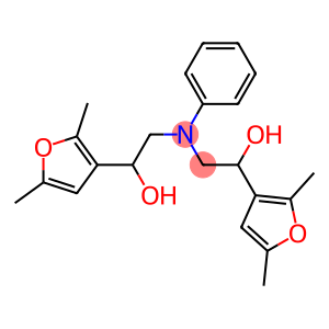 1-(2,5-DIMETHYL-FURAN-3-YL)-2-([2-(2,5-DIMETHYL-FURAN-3-YL)-2-HYDROXY-ETHYL]-PHENYL-AMINO)-ETHANOL