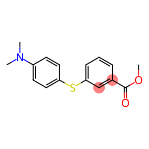 3-(4-DIMETHYLAMINO-PHENYLSULFANYL)-BENZOIC ACID METHYL ESTER