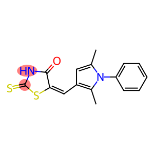 5-[(2,5-dimethyl-1-phenyl-1H-pyrrol-3-yl)methylene]-2-thioxo-1,3-thiazolidin-4-one