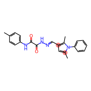 2-{2-[(2,5-dimethyl-1-phenyl-1H-pyrrol-3-yl)methylene]hydrazino}-N-(4-methylphenyl)-2-oxoacetamide