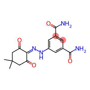 5-[2-(4,4-dimethyl-2,6-dioxocyclohexylidene)hydrazino]isophthalamide