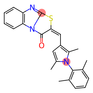 2-{[1-(2,6-dimethylphenyl)-2,5-dimethyl-1H-pyrrol-3-yl]methylene}[1,3]thiazolo[3,2-a]benzimidazol-3(2H)-one