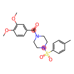 1-(3,4-dimethoxybenzoyl)-4-[(4-methylphenyl)sulfonyl]piperazine