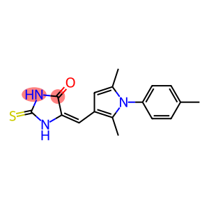 5-{[2,5-dimethyl-1-(4-methylphenyl)-1H-pyrrol-3-yl]methylene}-2-thioxo-4-imidazolidinone