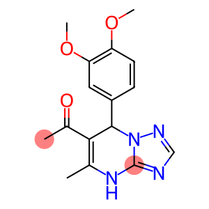 1-[7-(3,4-dimethoxyphenyl)-5-methyl-4,7-dihydro[1,2,4]triazolo[1,5-a]pyrimidin-6-yl]ethanone