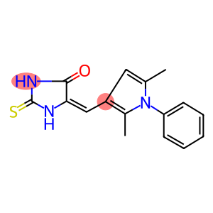 5-[(2,5-dimethyl-1-phenyl-1H-pyrrol-3-yl)methylene]-2-thioxo-4-imidazolidinone