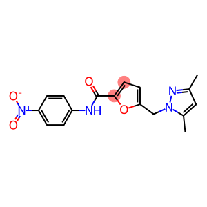 5-[(3,5-dimethyl-1H-pyrazol-1-yl)methyl]-N-{4-nitrophenyl}-2-furamide