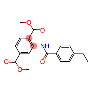 dimethyl 2-[(4-ethylbenzoyl)amino]terephthalate