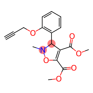 dimethyl 2-methyl-3-[2-(2-propynyloxy)phenyl]-2,3-dihydro-4,5-isoxazoledicarboxylate