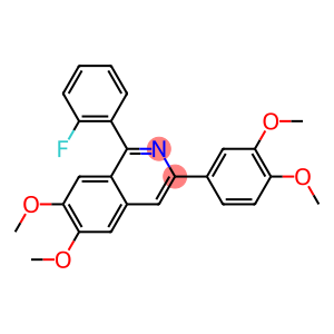 3-(3,4-dimethoxyphenyl)-1-(2-fluorophenyl)-6,7-dimethoxyisoquinoline