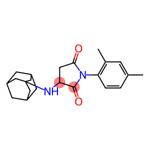 1-(2,4-dimethylphenyl)-3-(tricyclo[3.3.1.1~3,7~]dec-1-ylamino)pyrrolidine-2,5-dione