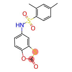 2,4-dimethyl-N-(2-oxo-1,3-benzoxathiol-5-yl)benzenesulfonamide