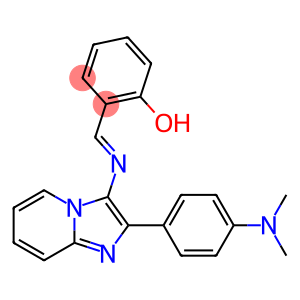 2-[({2-[4-(dimethylamino)phenyl]imidazo[1,2-a]pyridin-3-yl}imino)methyl]phenol