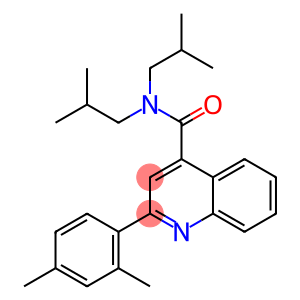 2-(2,4-dimethylphenyl)-N,N-diisobutyl-4-quinolinecarboxamide