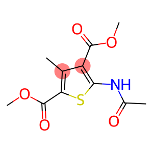 dimethyl 5-(acetylamino)-3-methyl-2,4-thiophenedicarboxylate