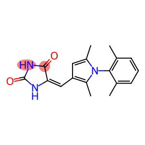 5-{[1-(2,6-dimethylphenyl)-2,5-dimethyl-1H-pyrrol-3-yl]methylene}-2,4-imidazolidinedione